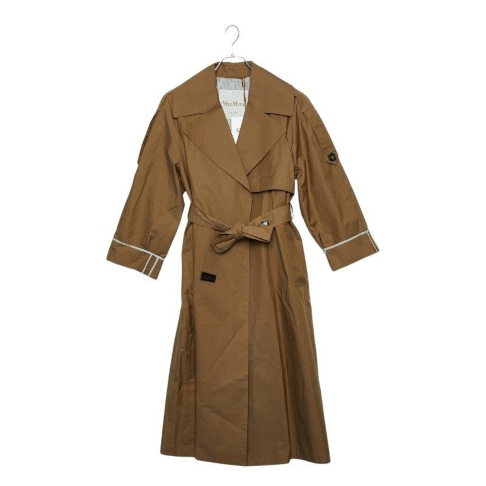 Max Mara The Cube UTRENCH Oversize Trench Coat 42 Brown Marron